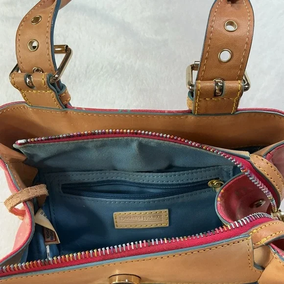 Dooney & Bourke Multicolor Signature Satchel - Picture 4 of 10
